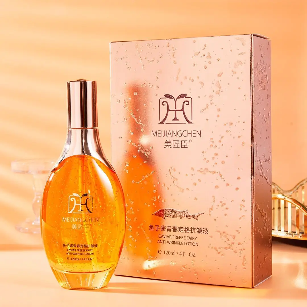 

Caviar Face Serum Saffron Anti-Aging Firming Face Essence Fades Wrinkles Shrink Pores Oil Control Tonic Skin Care Beauty Product