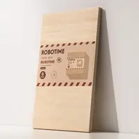 Robotime 6 Pcs Basswood Sheets 1/8 3mm Basswood 1/8 Plywood Thin Wood Sheets for Craft Projects 12"x20" 1