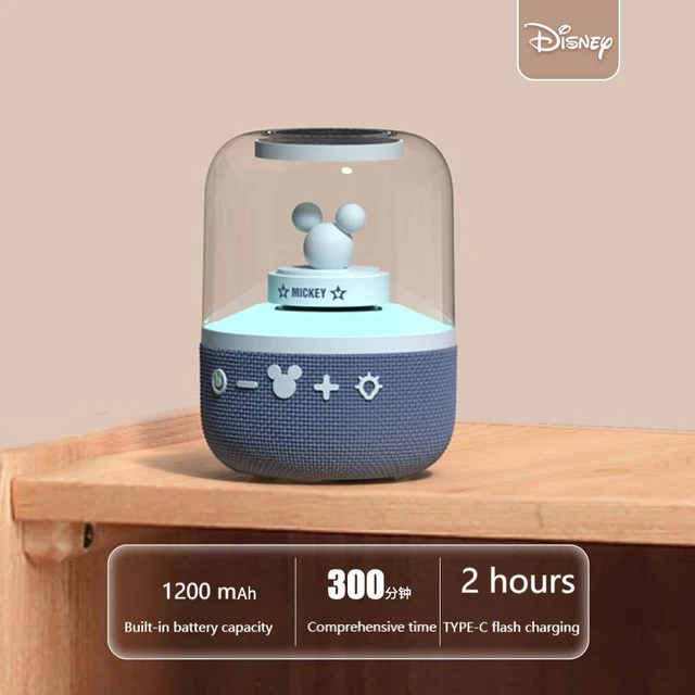 Disney-altavoz inteligente con Bluetooth S6, dispositivo de Audio inalámbrico con sonido envolvente HIFI, RGB, para acampada y el hogar - Image 5