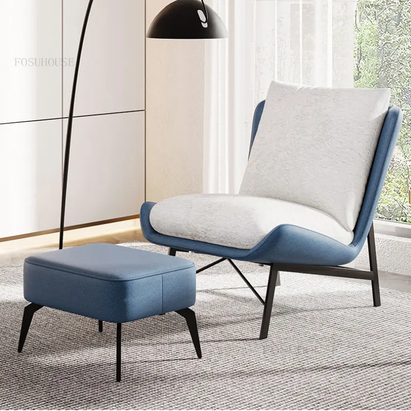Italian Minimalist Leisure Chairs for Living Room Home Furniture Nordic