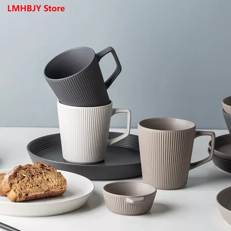 

Бытовая Керамическая кружка LMHBJY, большая емкость, чашка для воды, мужская и женская чашка для кофе, чашка для влюбленных