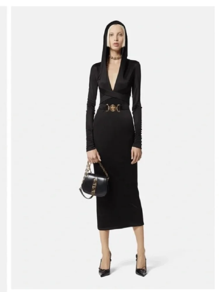 

2023 Summer women's knitted casual tight and elegant ladies dress y2k clothes new fashion high quality sexy long skirt traf bra