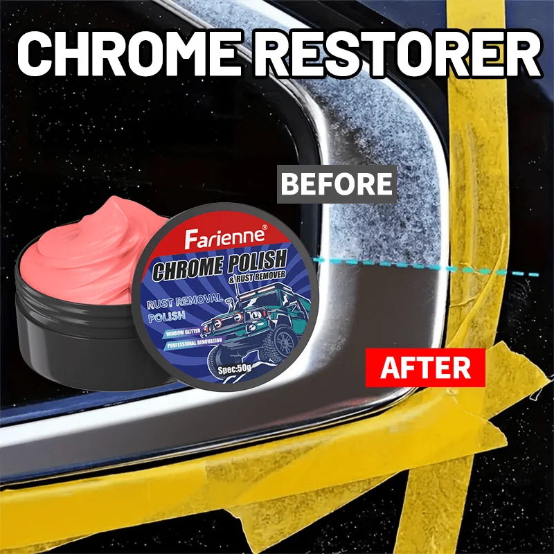 50g General Motors Chrome repair paste for chrome repair of door handles and window frames, auto polishing oxide paste 2