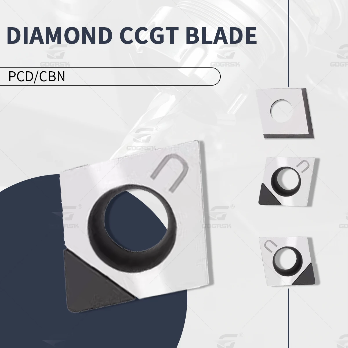 

2 шт. Алмазный кубический нитрид бора для алюминия CCGT060204 PCD CCGT060202 CCGT09T304 CBN Токарные вставки инструмент Высокая твердость резак