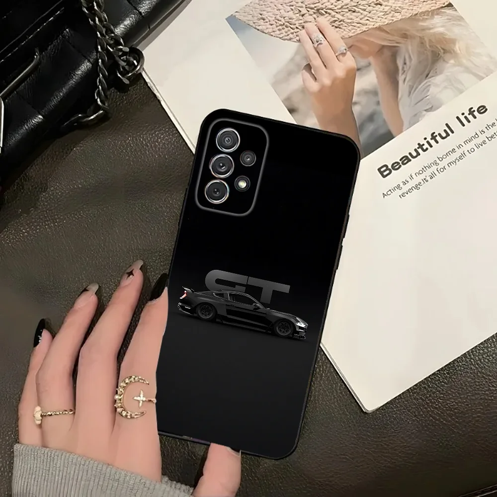 Ford Mustang Phone Case, Black, for Xiaomi and Redmi