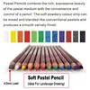 12Pcs Set Colored Soft Pastel Pencils 4.0mm Lead Wooden Handle For Skin Tints Portrait Landscape Art Drawing Sketching Graffiti 3