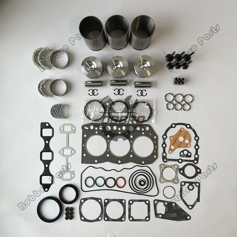 

3D88 3D88E Overhaul Rebuild Kit Full Gasket Set Piston Ring Liner Valve For Komatsu Excavator PC40FR-1 PC40FR-2 Engine Parts