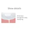 Silica Gel Portable Breast Milk Collector Postpartum Nipple Suction Container  Prevention Leakage Overflow Reusable Collect 2