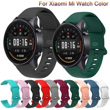 

22mm Silicone Band Strap for Xiaomi Mi Watch Color Replacement Bracelet Breathable Sports Bands For Mi Watch Color Accessories