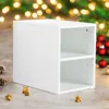 12 Inch Small Wall Mounted  Shelves, Suitable For Small Bathroom, Glossy White 1