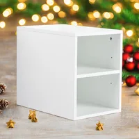 12 Inch Small Wall Mounted  Shelves, Suitable For Small Bathroom, Glossy White 1