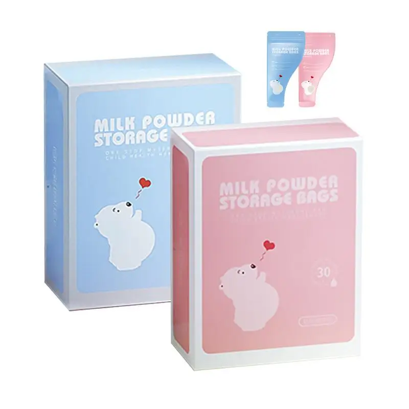 Disposable Baby Milk Powder Container 30 Piece Breast Milk Storage Bag Infant Feeding Liquid Solid Food Pouches BPA Free