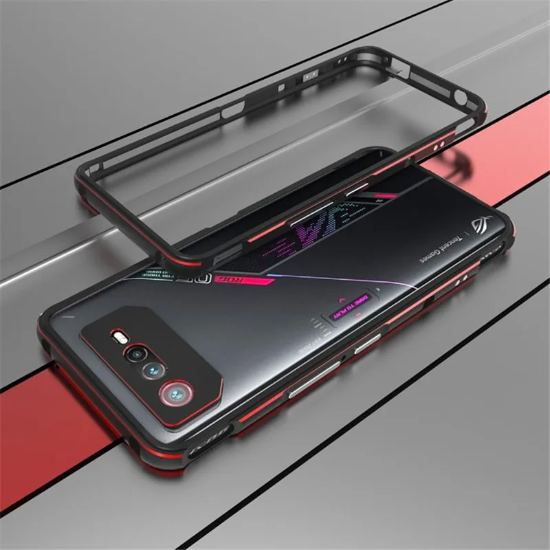 Custodia Per Telefono Paraurti Per Asus Rog Phone 6 Pro Telaio In Alluminio Metallico Per Asus Rog Phone 6 Rog 6 Pro Custodia In Metallo Pellicola Pro
