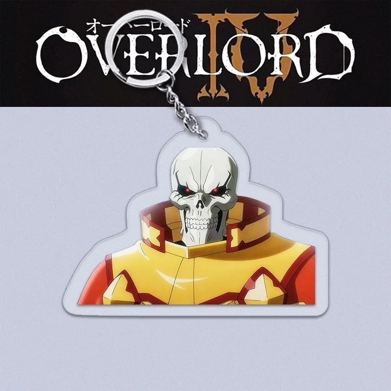 OVERLORD ALBEDO AINZ Acrilico Stick Portachiavi Personaggio Anime