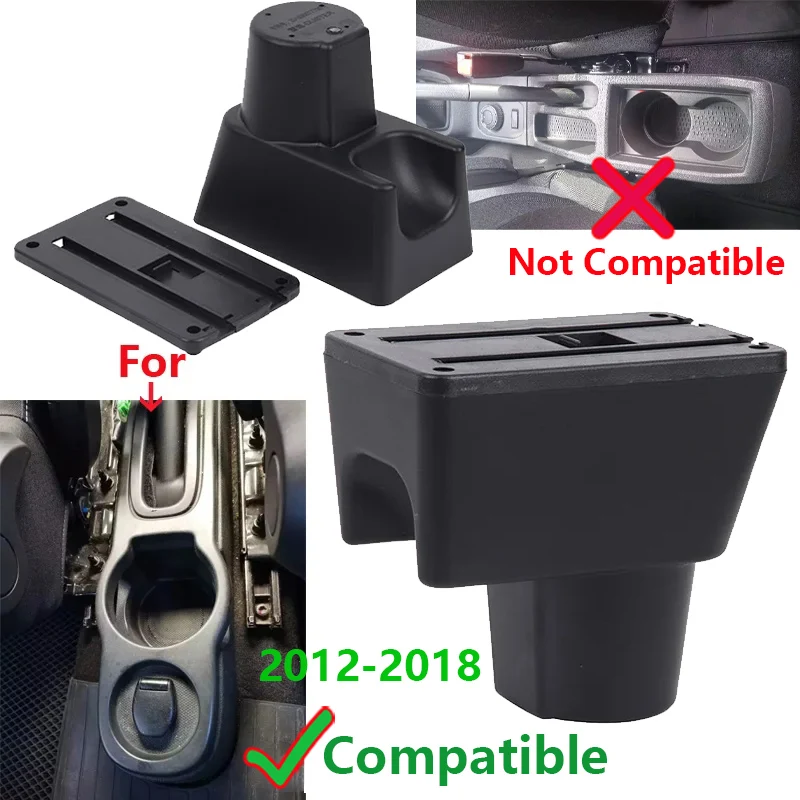 닛산 Terrano 3 용 Renault Duster Armrest Renault Duster Oroc 자동차 팔걸이 상자 2012-2018 보관함 부품 자동차 액세서리
