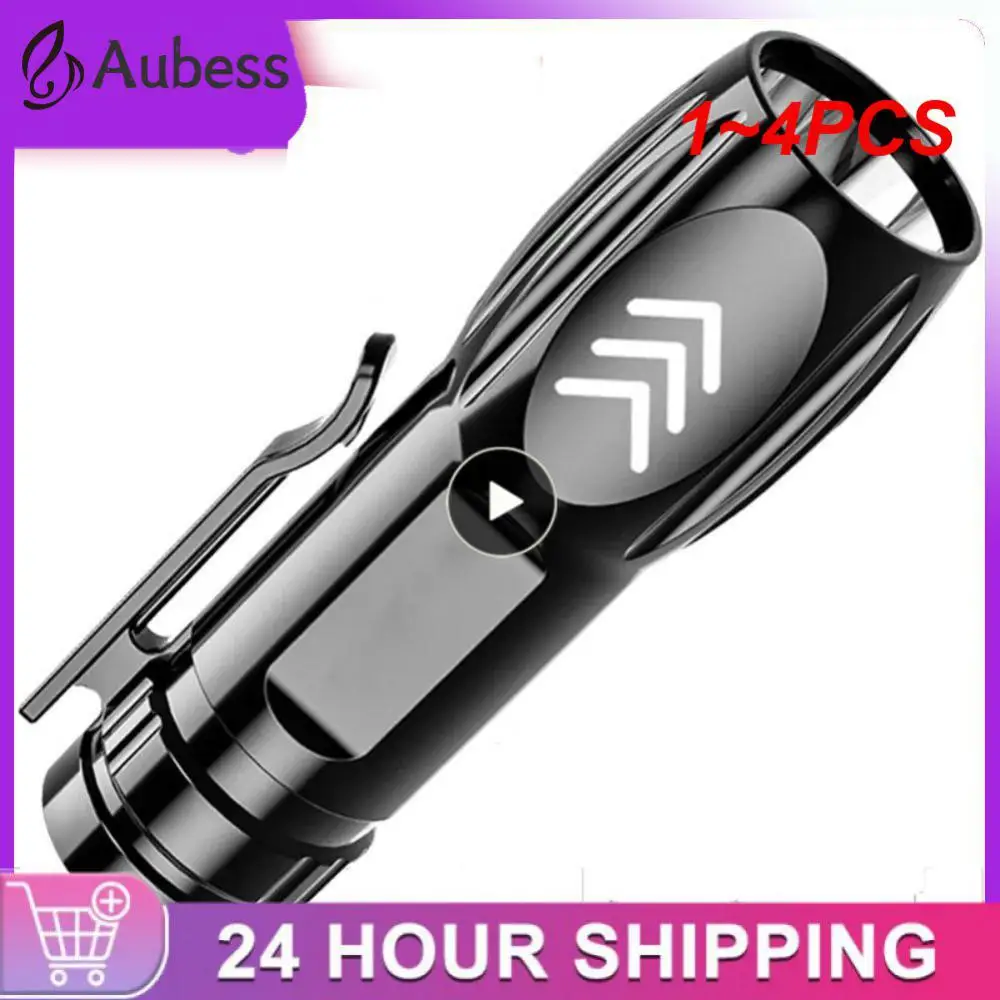 

Фонарик светодиодный наружный, бытовой, с зарядкой от USB, 1-4 шт.