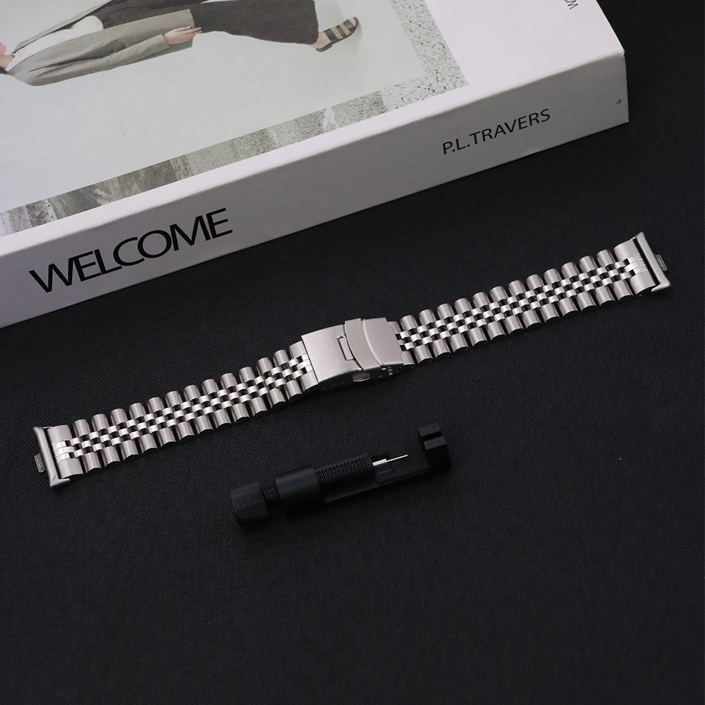 Stainless Steel Business Bracelet for Smartwatch - Metal Wristband Strap