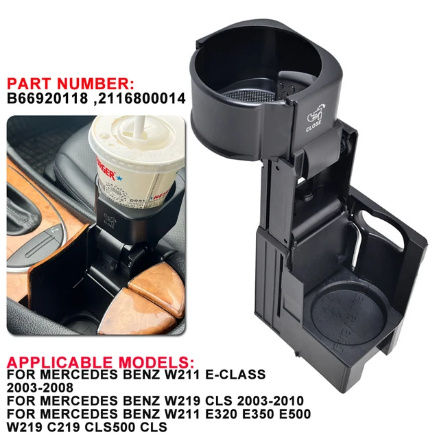 Front Car Center Console Insert Drinks Cup Holder For Mercedes Benz W211  E320 E350 E500 W219 C219 CLS500 CLS B66920118 - AliExpress