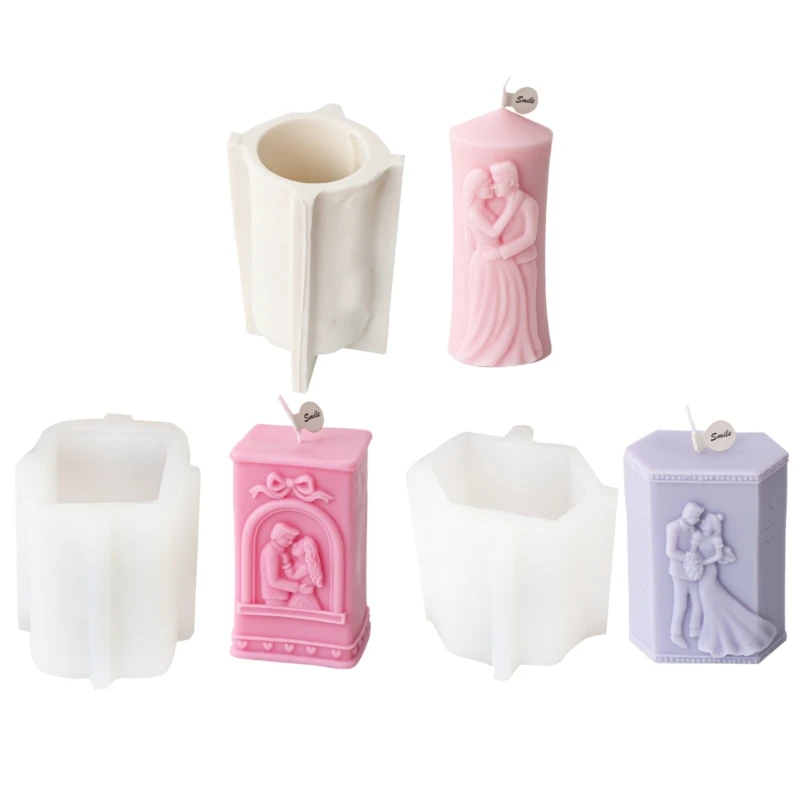 

Силиконовая форма для свечей с тиснением, форма для ароматерапии для пар, форма для изготовления ювелирных изделий