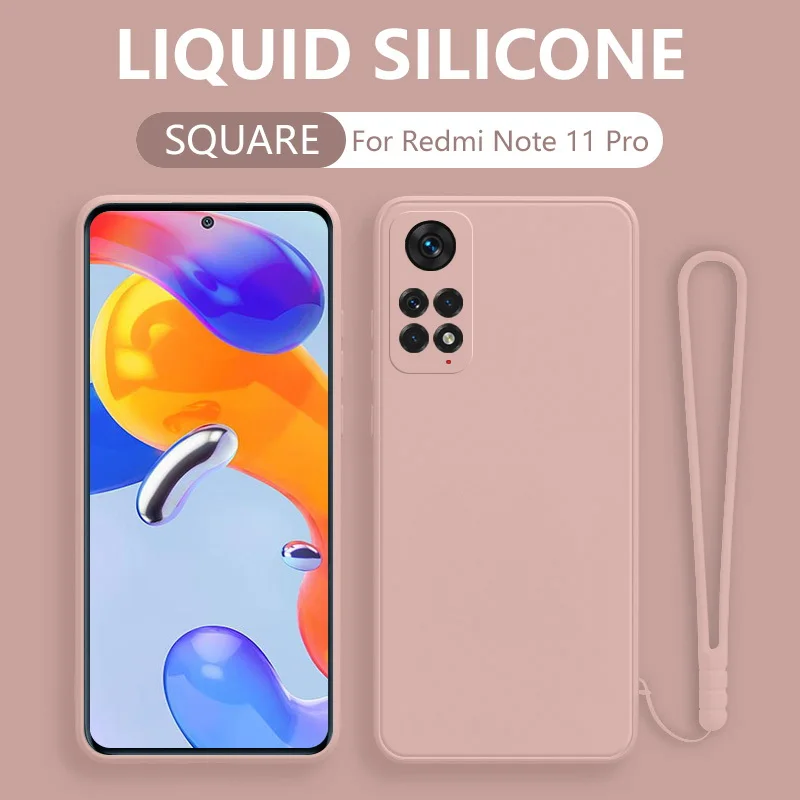 Carcasă din silicon lichid pentru Xiaomi Redmi Note 11 10 9 Pro 11s 10s 9s 11E 11T Poco F3 X3 M3 M4 Pro Mi 11 Lite 5G NE_voghion.com