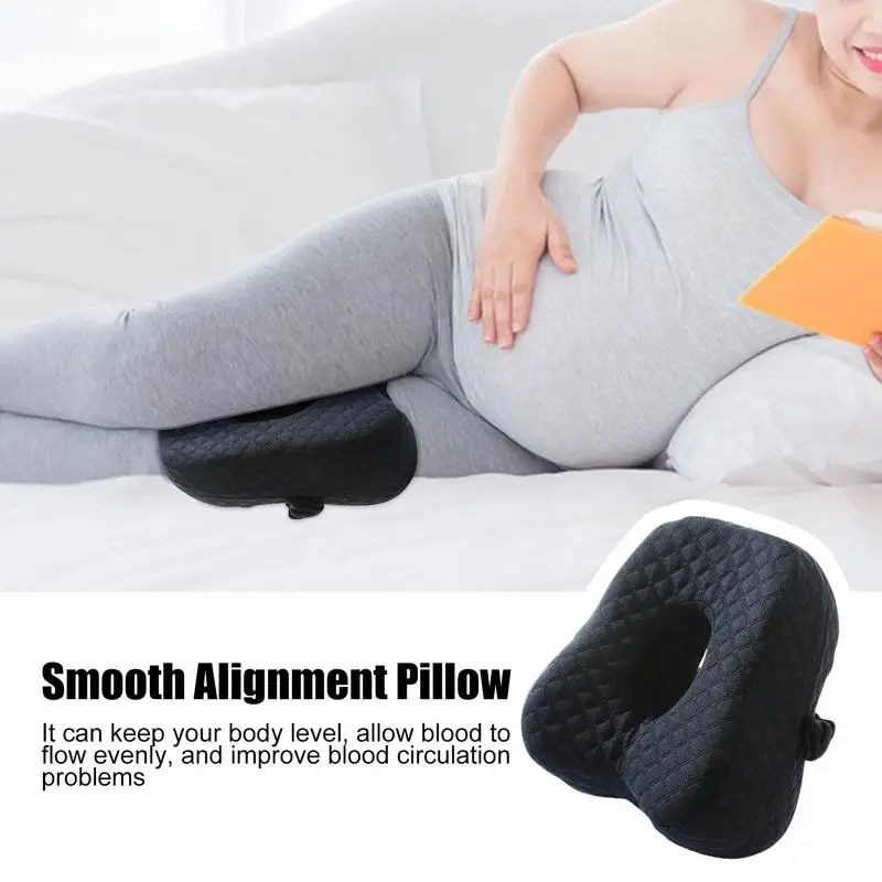 Spine Alignment Pillow Side Sleeping Pillows Spine Alignment Pillow Between Leg Pillow Knee Support Pillows Soft Memory Foam 2