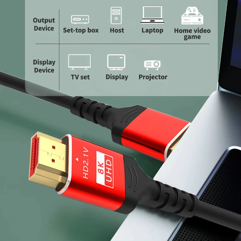 Ultra High-Speed 8K HDMI Cable for Seamless Audio and Video Experience