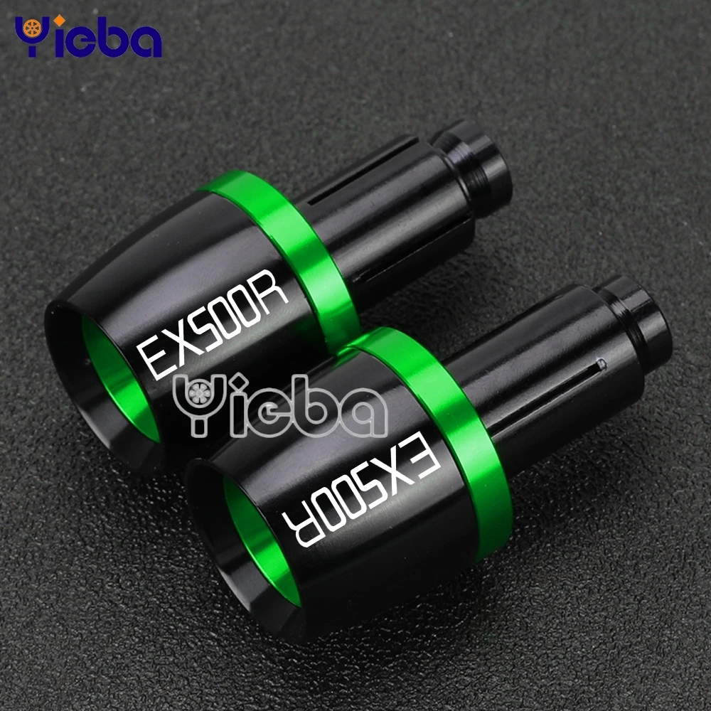 

Motorcycle 7/8" 22mm Handlebar Handle Bar Grips Cap Ends FOR KAWASAKI GPZ500S EX500R 1990-2009 2008 2007 2006 2005 2004 EX 500R