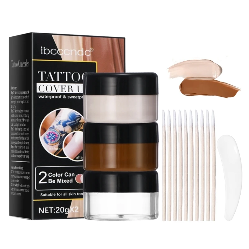 

Водостойкий консилер для кожи, прикрывающий татуировки, пятна, шрамы от угревой сыпи для женщин и мужчин