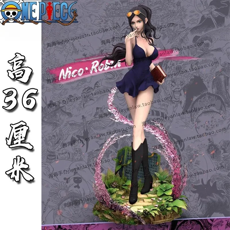

36cm One Piece Anime Figure Miss Allsunday Nico Robin Action Figure Pvc Figurine Gk Collection Statue Model Ornament Toys Gifts