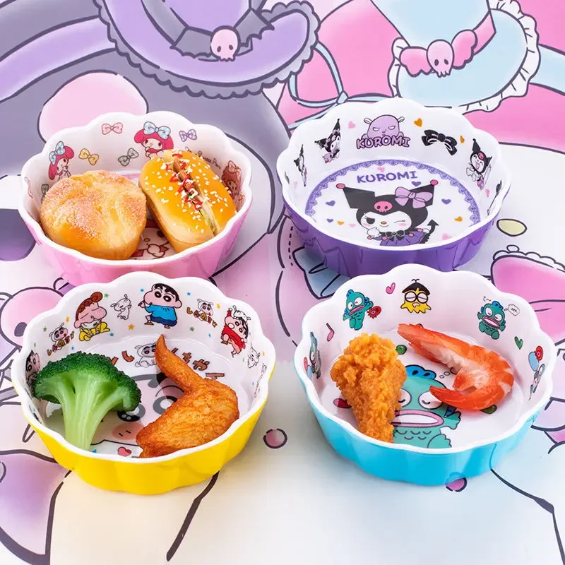 وعاء تناول الطعام للأطفال من سانريو كورومي، وعاء أرز عالي الجمال للطلاب، وعاء وجبات خفيفة من الفاكهة المنزلية لغرفة المعيشة