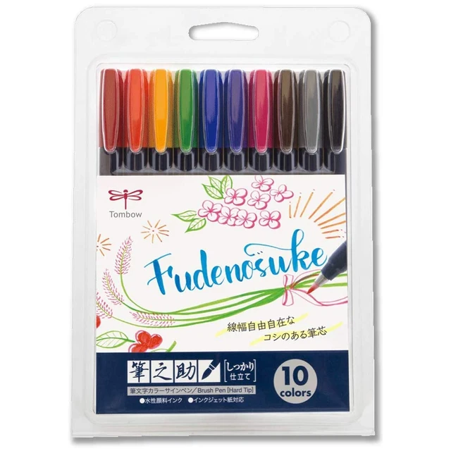 Tombow Abt Dual Brush Pen - 6 Color Set - Fancy