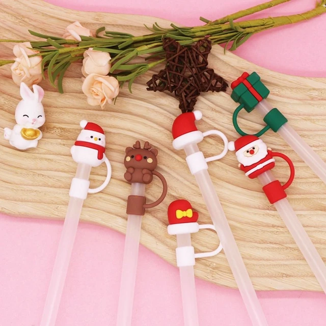 1PCS PVC Silicone Straw Tips Straw Sealing Tools Drinking Dust Cap Splash  Proof Plugs straw cover straw charms Cup Accessories - AliExpress