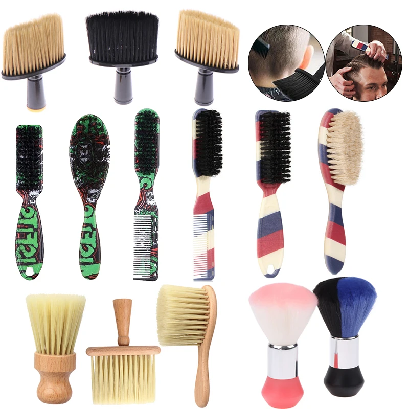 

1PCS Professional Soft Neck Face Duster Brushes Barber Hair Clean Hairbrush Beard Brush Salon Cutting Hairdressing Styling Tools