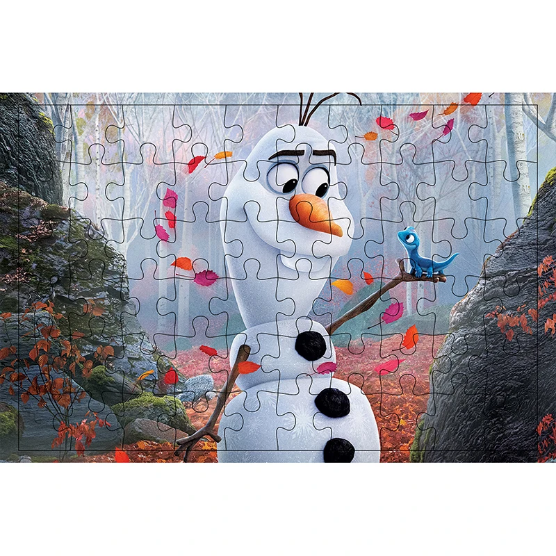 300 Pieces Puzzles Game Disney Frozen Elsa Anna Olaf Cartoon Pitures Teen Kid Relaxing Toy Puzzle Game For Girls Room Collection 5
