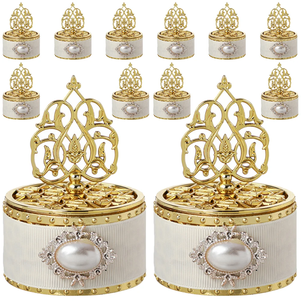 

Candy Storage Box Wedding Candy Wrapping Box Hollowed Candy Containerses with Lids
