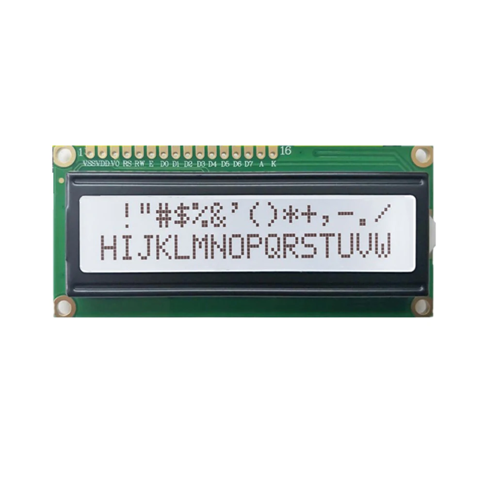 5-Pack 1602 16x2 LCD Display Module - HD44780 Controller, Blue Backlight, For Arduino/Raspberry Pi