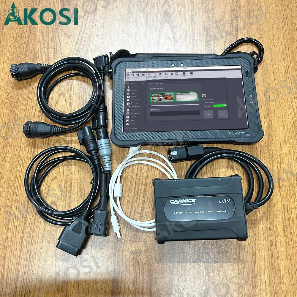 

Планшет Xplore, готовый к использованию + для Doosan uvim экскаватор-погрузчик, интерфейс детектора неисправностей двигателя, DDT SCR DPF DCU сканер ECU