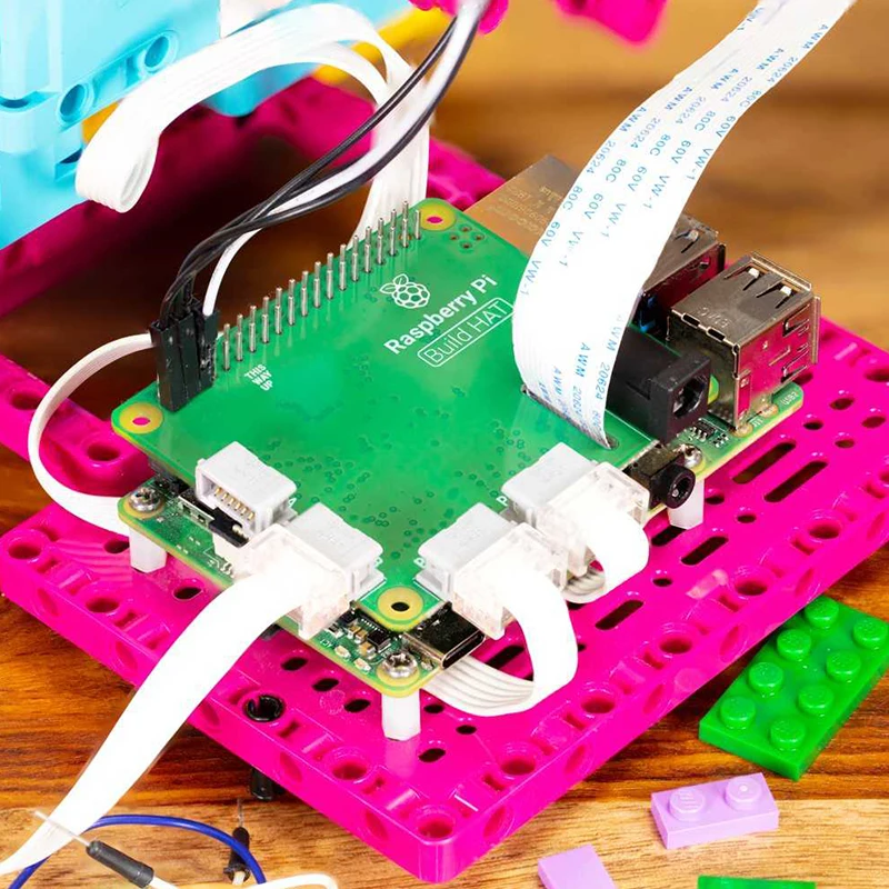 Oficial Raspberry pi Construir Chapéu Suporta Motor Sensor 40 Pinos Gpio Placa de Expansão para Raspberry pi 4b 3b Mais 3b Zero w - Imagem 4