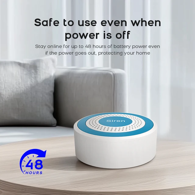 PGST WiFi Alexa Tuya Smart Life Home Alarm Security System Kit Home Automation Alarm Security Protection Door Motion Sensor 3