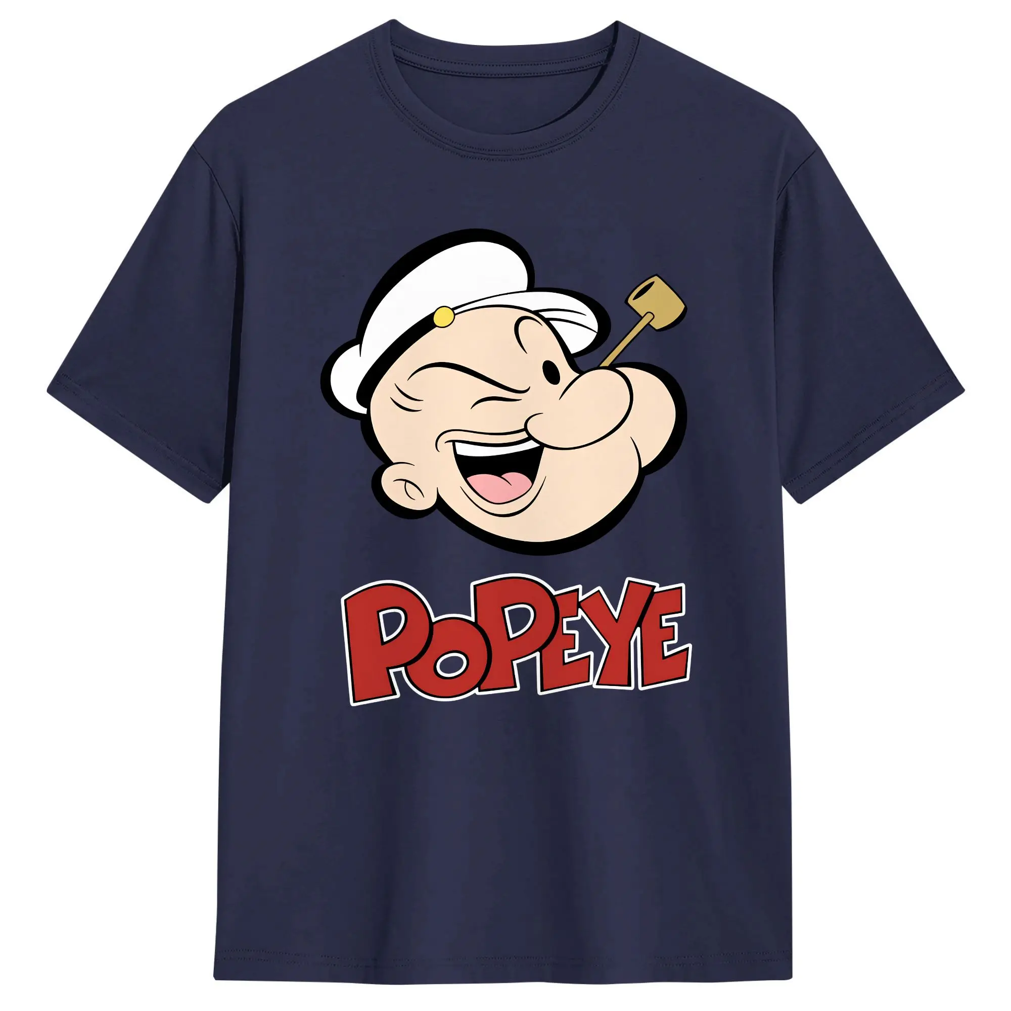 Popeyed the Sailorman Baumwoll-T-Shirt für Herren, Sommer-Streetwear-T-Shirts, modische T-Shirts, übergroße, günstige Oberteile