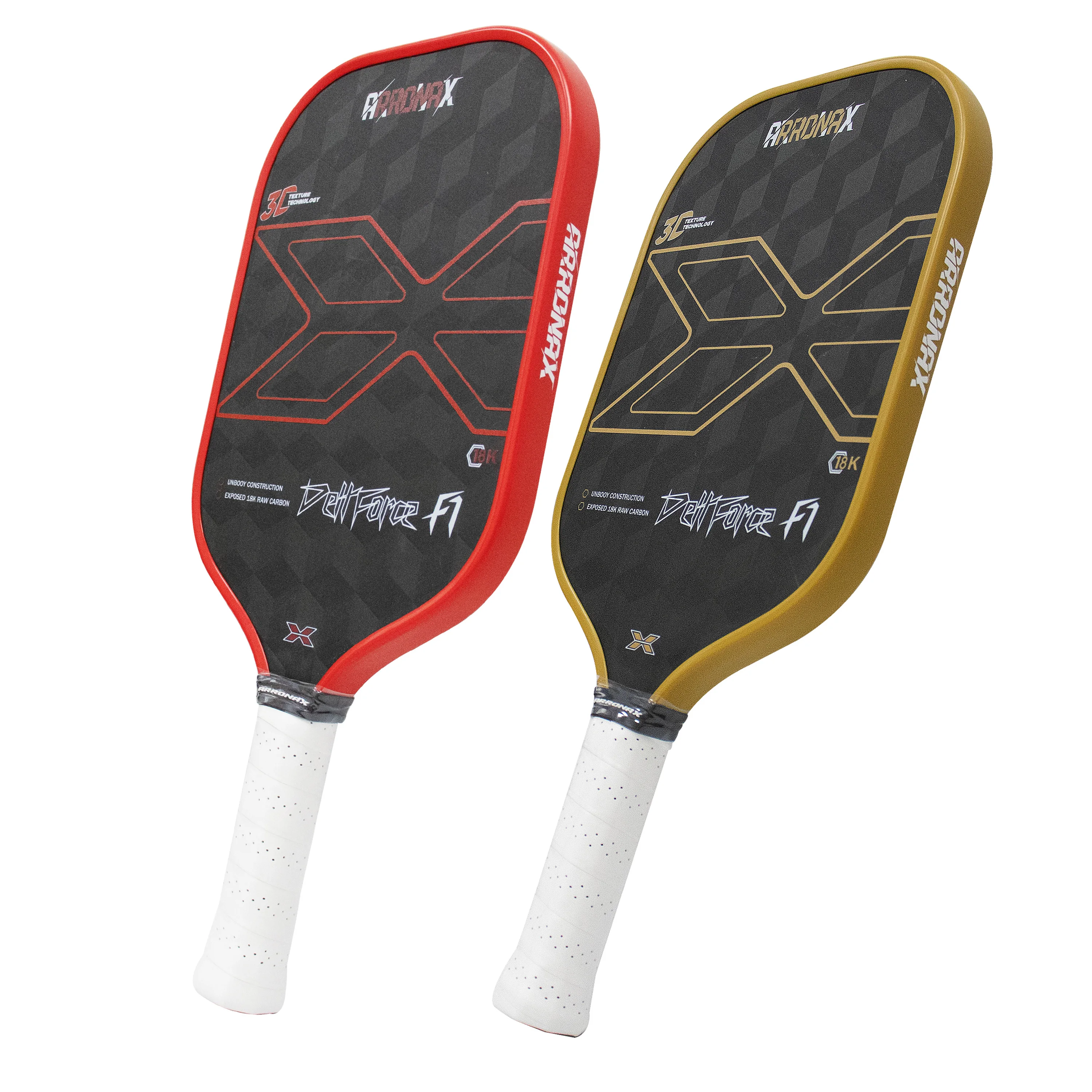 

Thermoformed Lightweight Pickleball Paddle, USAPA Approved, 3D, 18K, Carbon Friction Textured Surface, 16mm