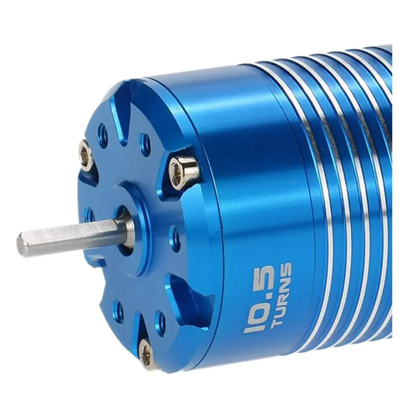 540 Sensored Brushless Motor for 1/10 RC Car 10.5T 3450KV NND High Efficiency Blue