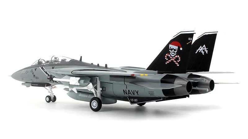 1/72 US F-14D F14 fighter model VF103 squadron 37193  Finished product collection model