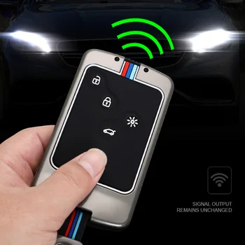 Cover Telecomando/chiave per Renault Duster Captur Logan Megane 1 2 3 Koleos Scenic accessori per lo Styling automatico 4 Cover Telecomando/chiave per Renault Duster Captur Logan Megane 1 2 3 Koleos Scenic accessori per lo Styling automatico - 4 pulsanti Cover custodia chiave Auto per Renault Duster Captur Logan Megane 1 2 3