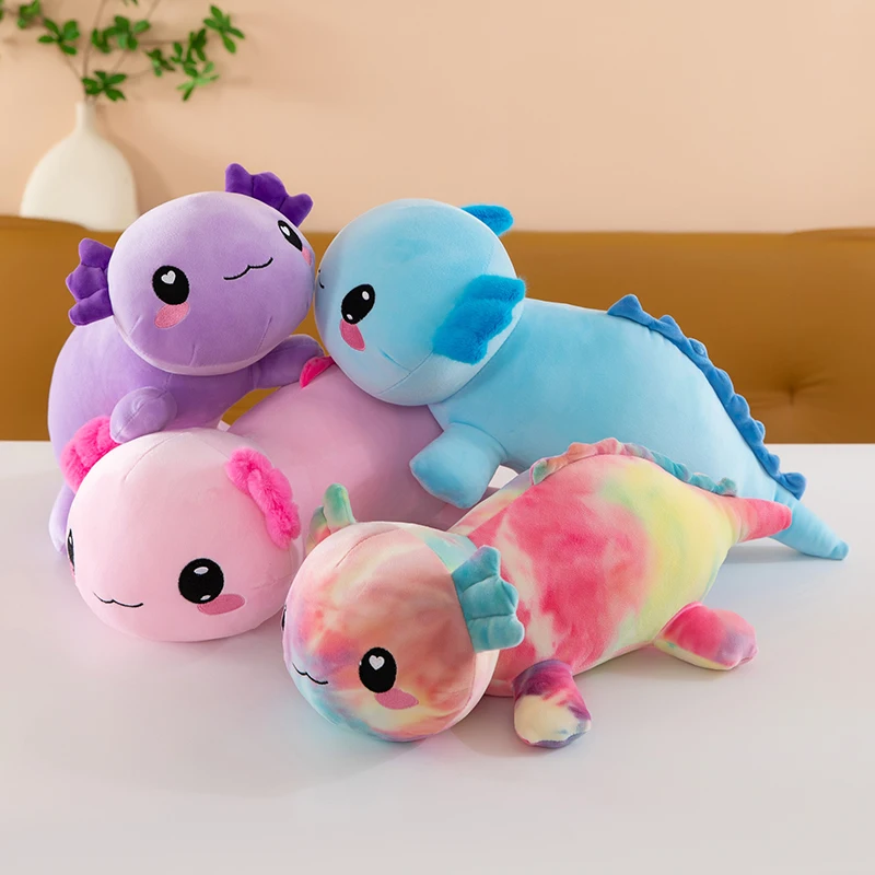 Neues grenzüberschreitendes mexikanisches Axolotl-Plüschtier in vier Farben – das perfekte Geburtstagsgeschenk und ein unverzichtbares Party-Mitbringsel