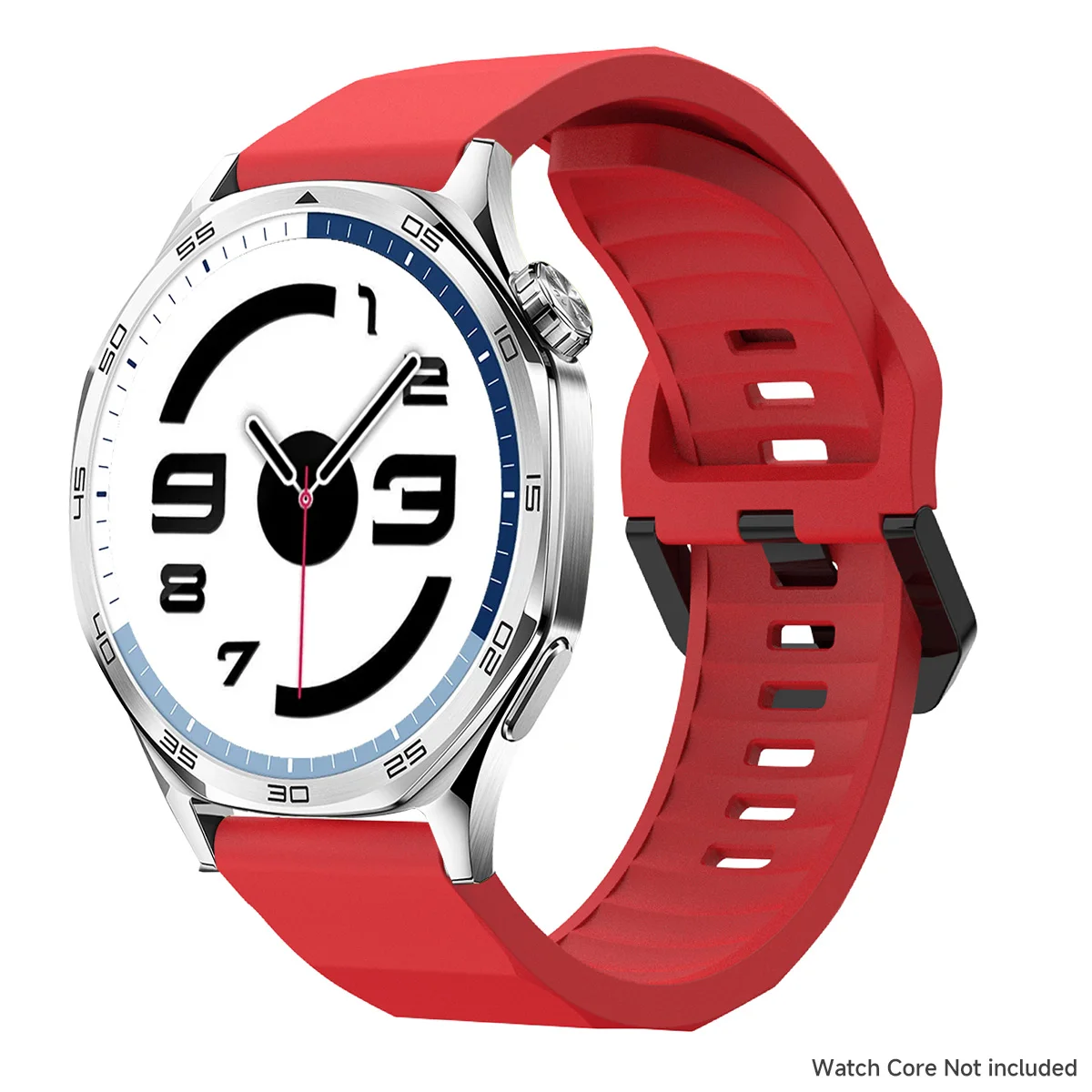 Versatile 22mm Silicone Watch Band - Premium Strap
