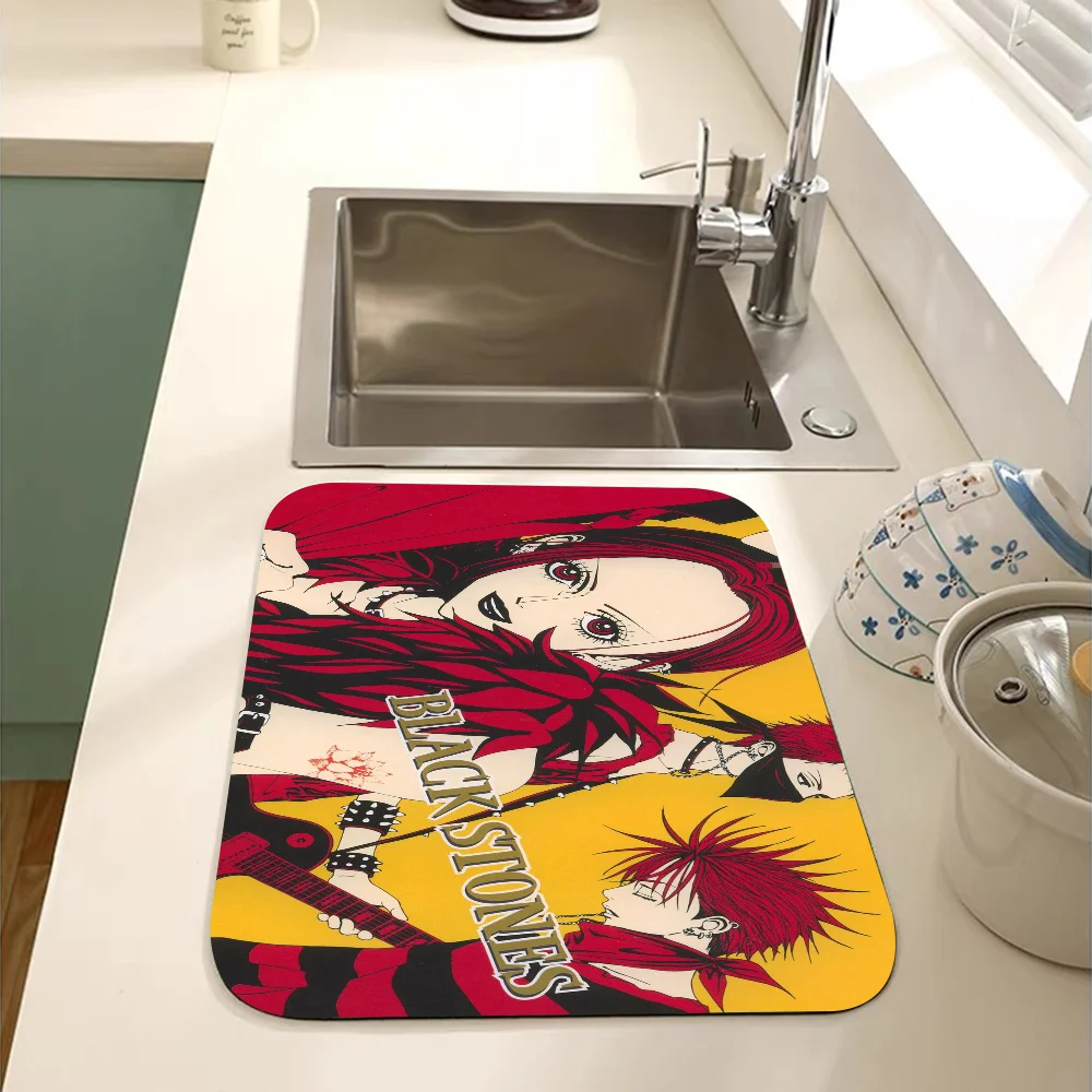 Nana Kitchen Dish Mat Absorbent Dining Table Mats Retro Non-slip Placemat Coffee Dish Tableware Mat For Home Decor 4
