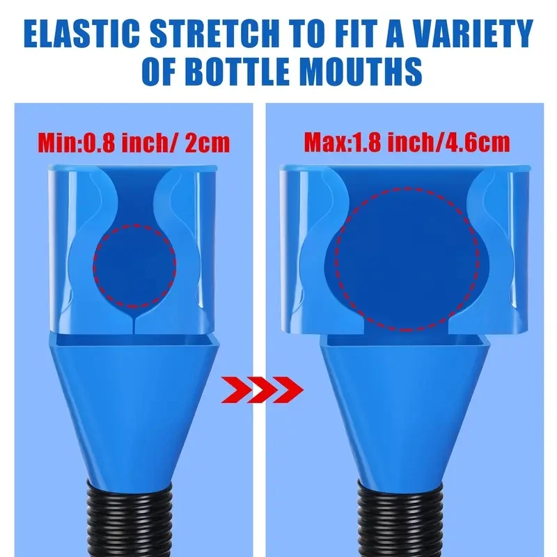 Car Refueling Funnel Gasoline Foldable Engine Oil Funnel Tool Plastic Funnel Car Motorcycle Refueling Tool Auto Accessories 3