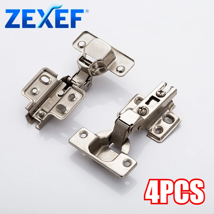 ZEXEF Stainless Steel Hydraulic Hinges Cabinet Door Spring Hinge Damper er Quiet Closing Kitchen Cupboard Furniture