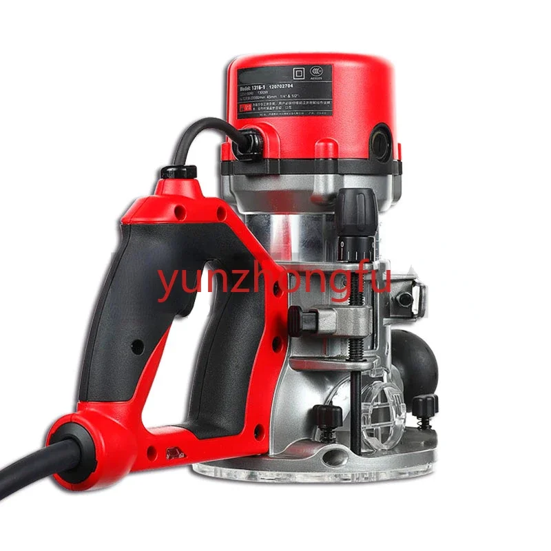 

Router Tool Combo Kit Electric Woodworking Machines Power Carpentry Manual Trimmer Tools With Milling Cutter 220V/1300W